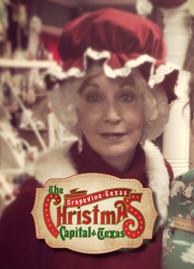 Christmas Capital of Grapevine - Mrs Claus - Sharron Rogers City Council